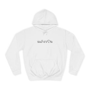 Sudadera universitaria - Blanco artico - Camiseta «Quin marrón»
