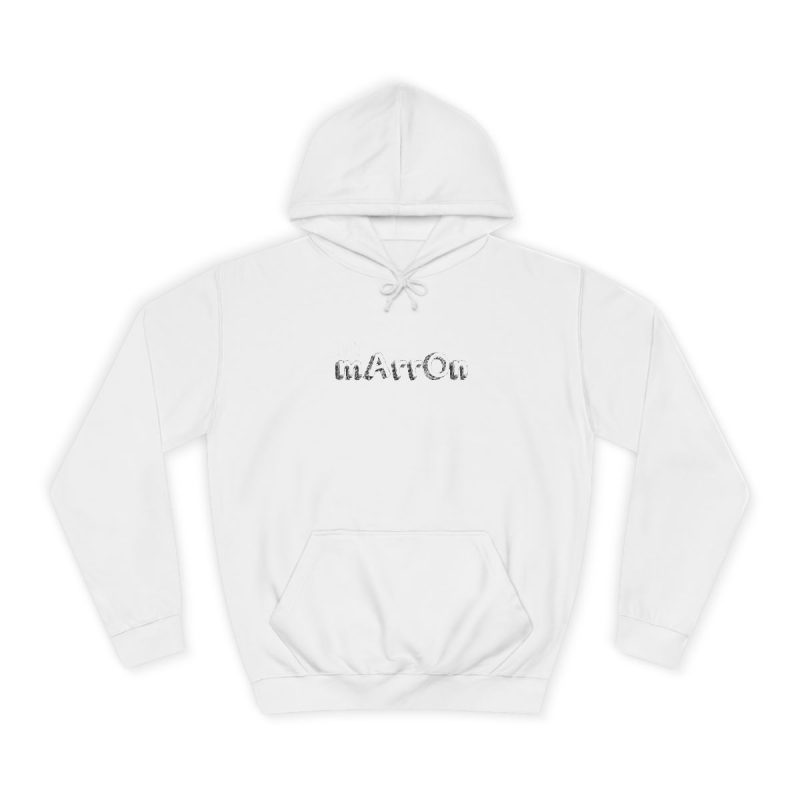 Sudadera universitaria - Blanco artico - Camiseta «Quin marrón» Sudadera universitaria - Blanco artico - Camiseta «Quin marrón»