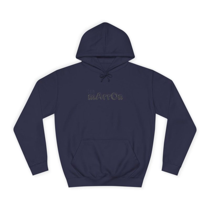 Sudadera universitaria - Azul marino Oxford - Camiseta «Quin marrón»