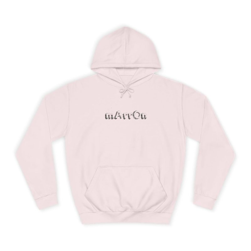 Sudadera universitaria - Rosa bebe - Camiseta «Quin marrón»