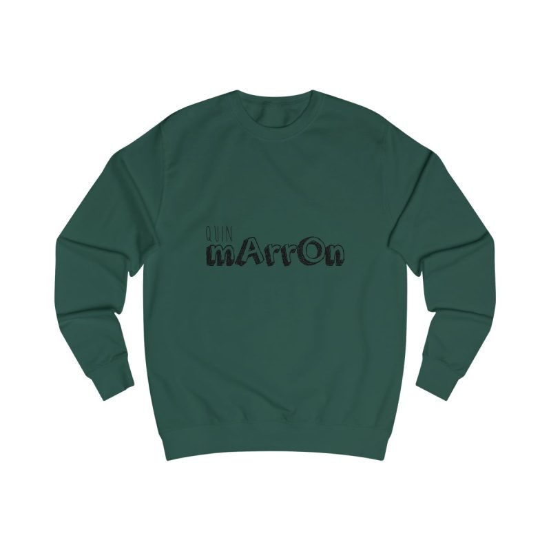Sudadera clasica - Verde botella - Camiseta «Quin marrón»