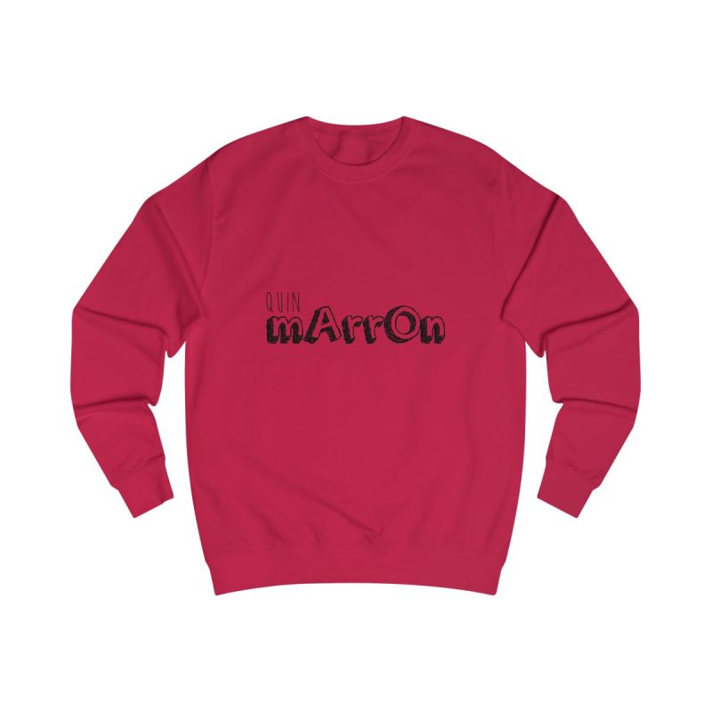 Sudadera clasica - Rojo fuego - Camiseta «Quin marrón»