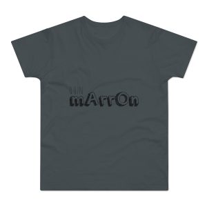 Camiseta hombre punto liso - Gris oscuro - Camiseta «Quin marrón»