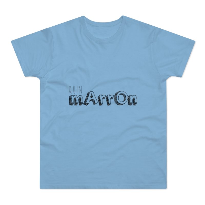 Camiseta hombre punto liso - Azul cielo - Camiseta «Quin marrón»