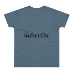Camiseta hombre punto liso - Azul piedra - Camiseta «Quin marrón»