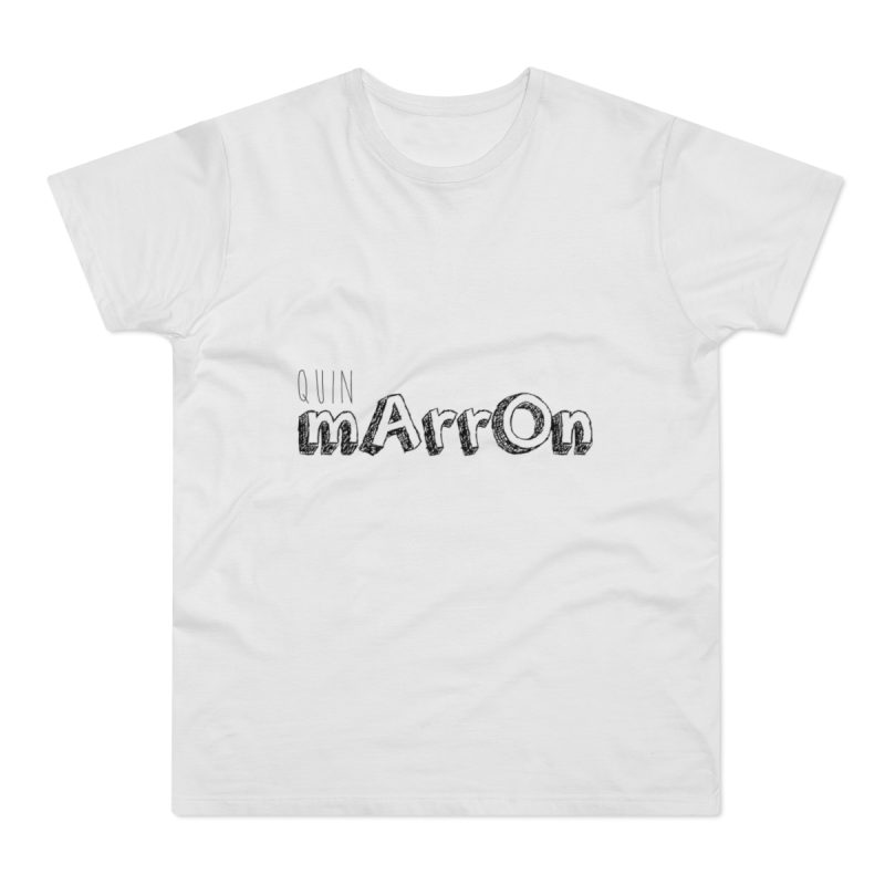Camiseta hombre punto liso - Blanco - Camiseta «Quin marrón»