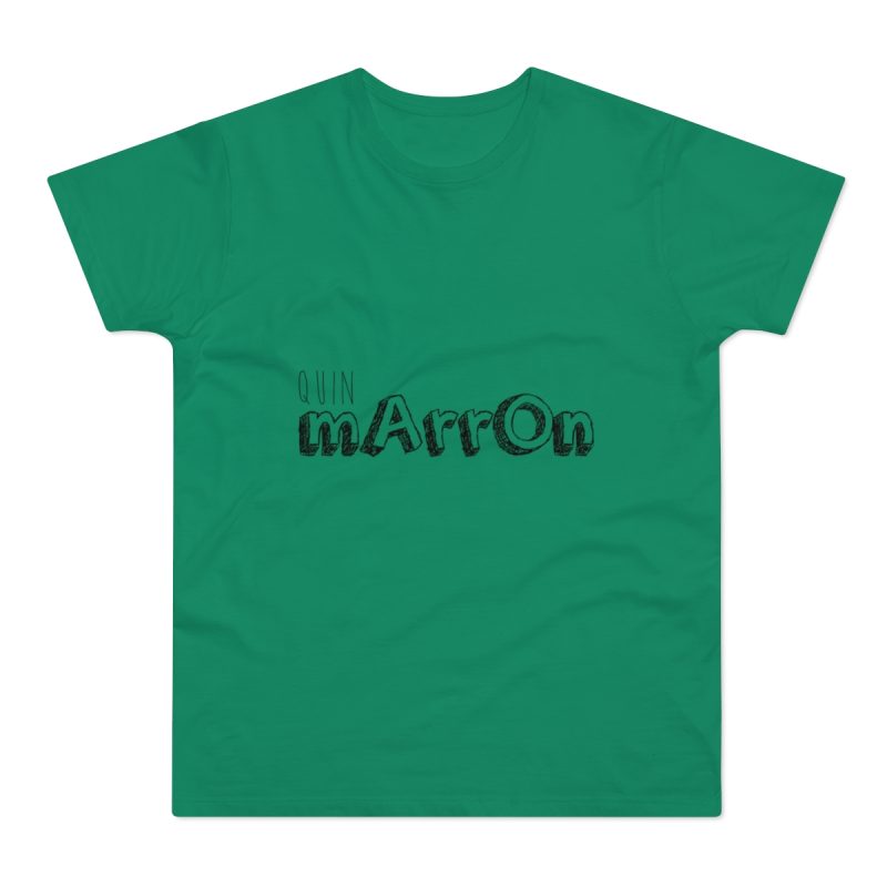 Camiseta hombre punto liso - Verde Kelly - Camiseta «Quin marrón»