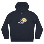 Sudadera con capucha King - Azul marino - Camiseta Sol solet, vine’m a veure