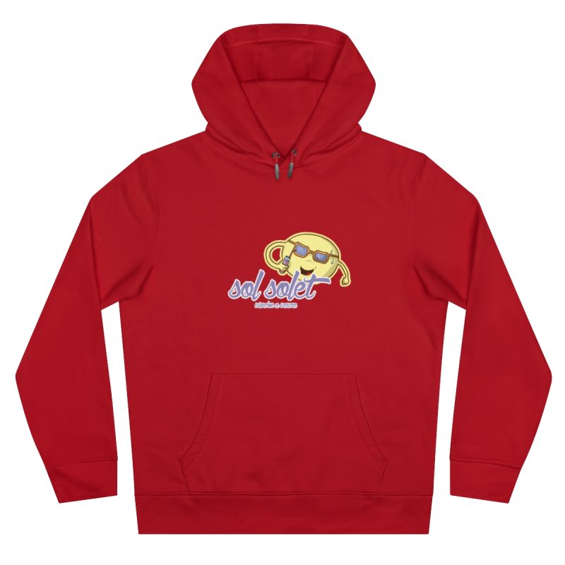 Sudadera con capucha King - Rojo - Camiseta Sol solet, vine’m a veure