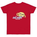 Camiseta punto liso - Rojo profundo - Camiseta Sol solet, vine’m a veure Camiseta punto liso - Rojo profundo - Camiseta Sol solet, vine’m a veure