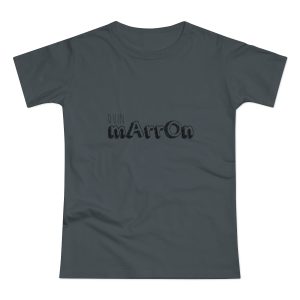 Camiseta mujer punto liso - Gris oscuro - Camiseta «Quin marrón»