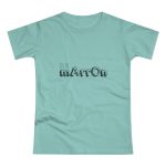 Camiseta mujer punto liso - Verde menta - Camiseta «Quin marrón»