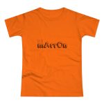 Camiseta mujer punto liso - Naranja - Camiseta «Quin marrón»