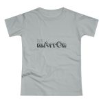 Camiseta mujer punto liso - Gris Pacifico - Camiseta «Quin marrón»