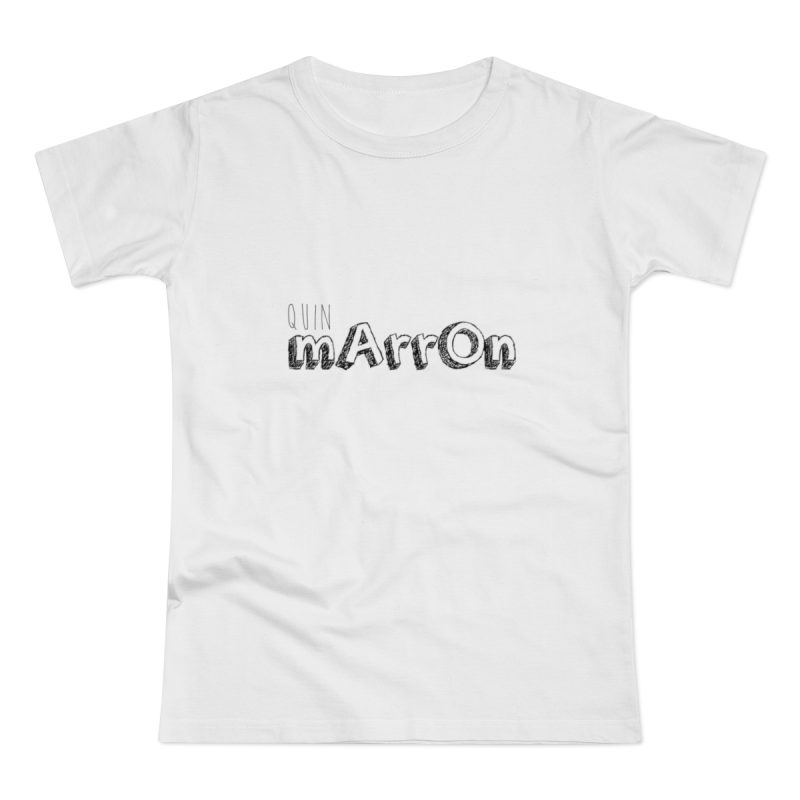 Camiseta mujer punto liso - Blanco - Camiseta «Quin marrón»