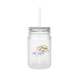 Tarro de cristal - Transparente - Camiseta Sol solet, vine’m a veure