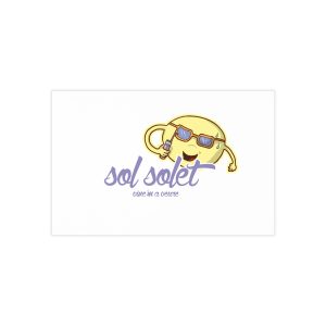 Tarjetas de visita (100 uds.) - Camiseta Sol solet, vine’m a veure