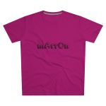 Camiseta hombre corte moderno - Rosa oscuro - Camiseta «Quin marrón» Camiseta hombre corte moderno - Rosa oscuro - Camiseta «Quin marrón»