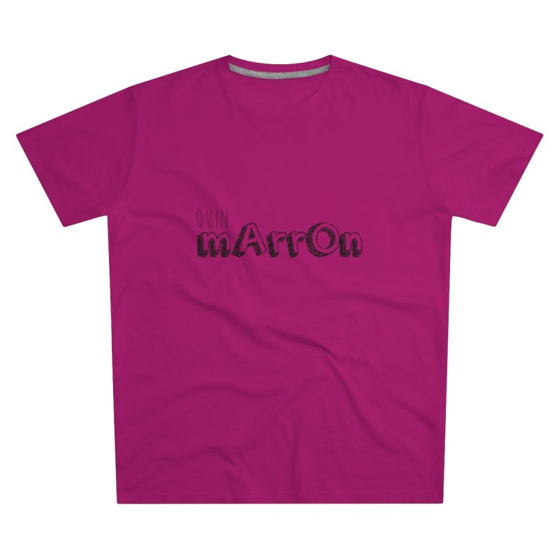 Camiseta hombre corte moderno - Rosa oscuro - Camiseta «Quin marrón»