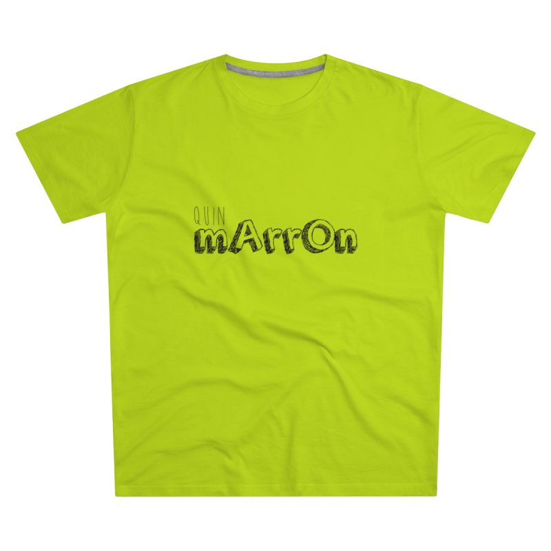 Camiseta hombre corte moderno - Verde lima - Camiseta «Quin marrón»