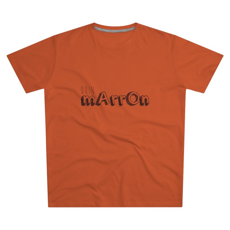 Camiseta hombre corte moderno - Naranja - Camiseta «Quin marrón»
