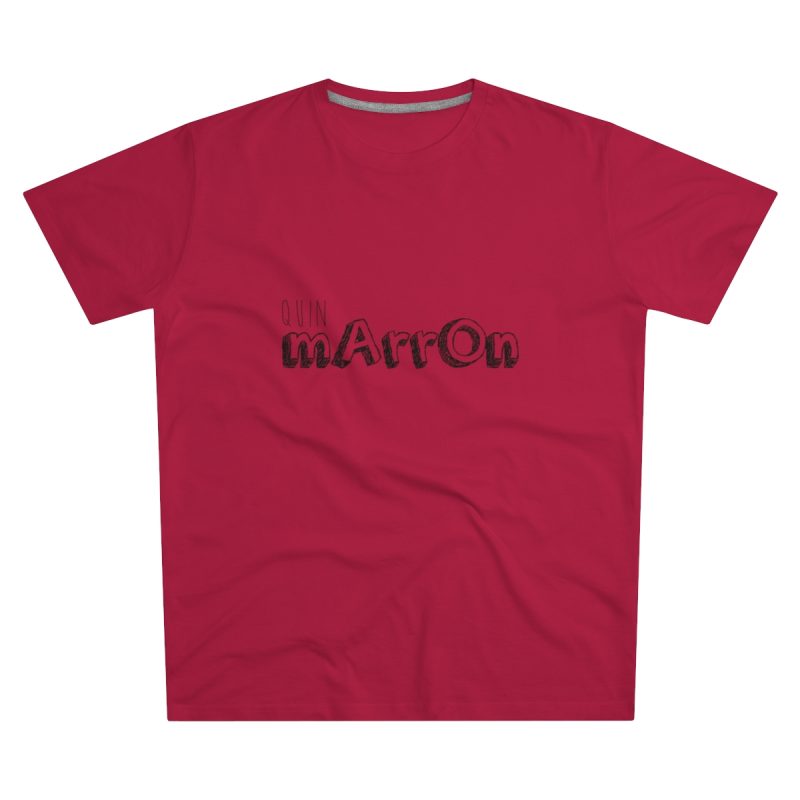 Camiseta hombre corte moderno - Rojo - Camiseta «Quin marrón»
