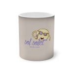 Taza magica que cambia de color - Negro - Camiseta Sol solet, vine’m a veure