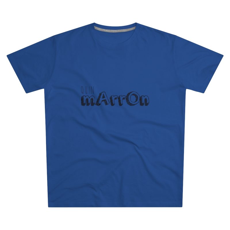 Camiseta hombre corte moderno - Azul royal intenso - Camiseta «Quin marrón»