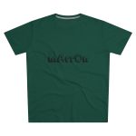 Camiseta hombre corte moderno - Verde botella - Camiseta «Quin marrón» Camiseta hombre corte moderno - Verde botella - Camiseta «Quin marrón»