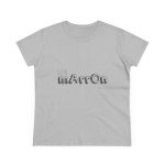 Camiseta mujer algodon medio - Gris deportivo - Camiseta «Quin marrón»