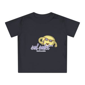 Camiseta de bebe - Negro - Camiseta Sol solet, vine’m a veure