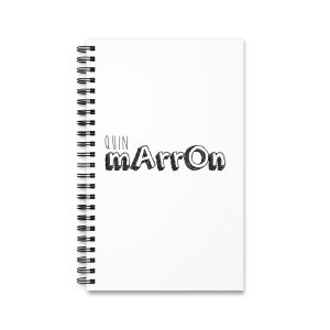 Cuaderno de espiral - Camiseta «Quin marrón»