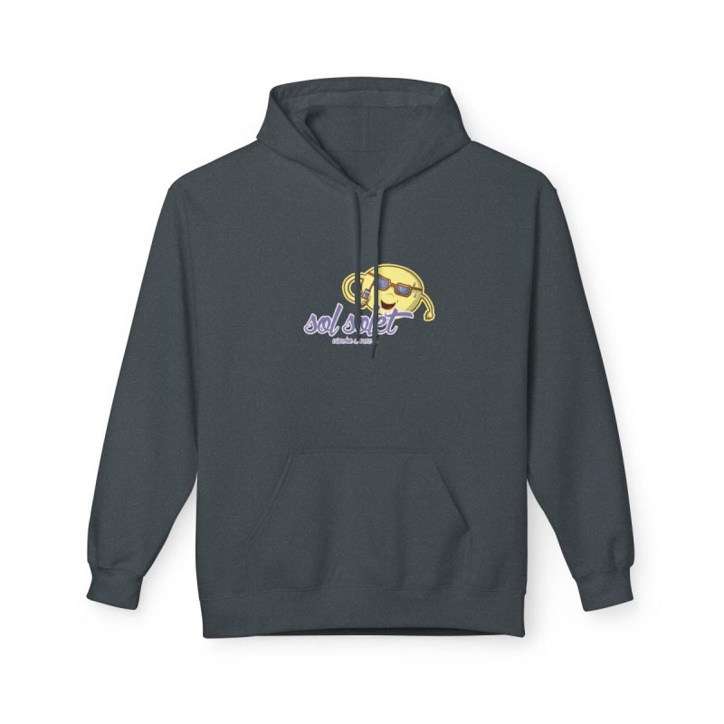 Sudadera Softstyle con capucha - Gris oscuro jaspeado - Camiseta Sol solet, vine’m a veure