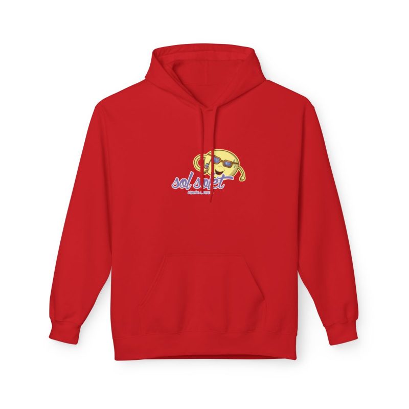 Sudadera Softstyle con capucha - Rojo - Camiseta Sol solet, vine’m a veure