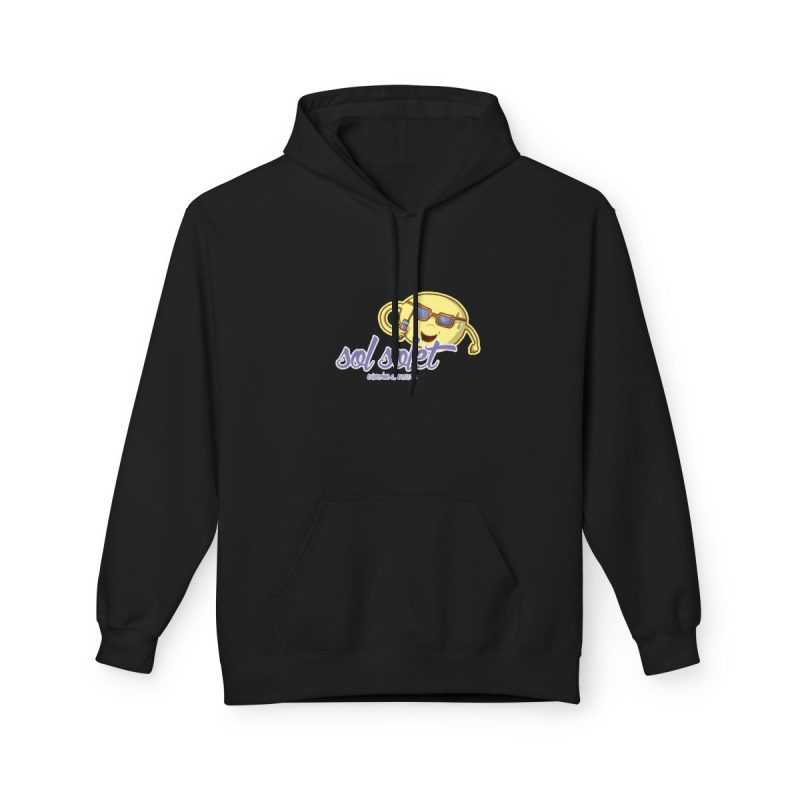 Sudadera Softstyle con capucha - Negro - Camiseta Sol solet, vine’m a veure