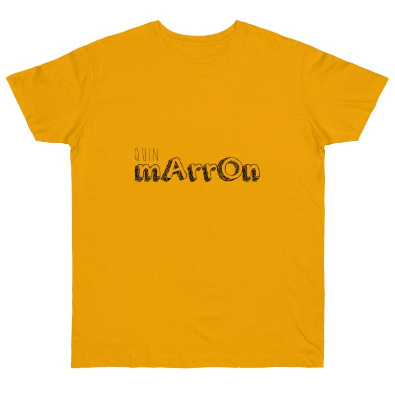 Camiseta punto liso - Albaricoque - Camiseta «Quin marrón»