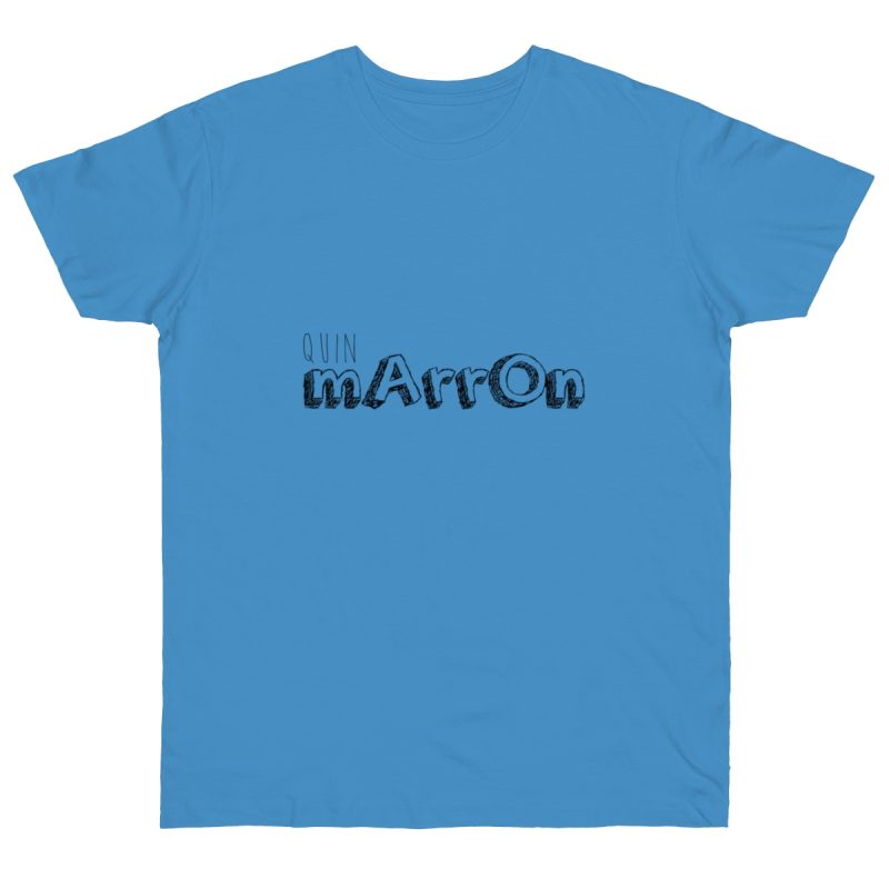 Camiseta punto liso - Azul celeste - Camiseta «Quin marrón»