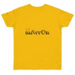 Camiseta punto liso - Amarillo dorado - Camiseta «Quin marrón»