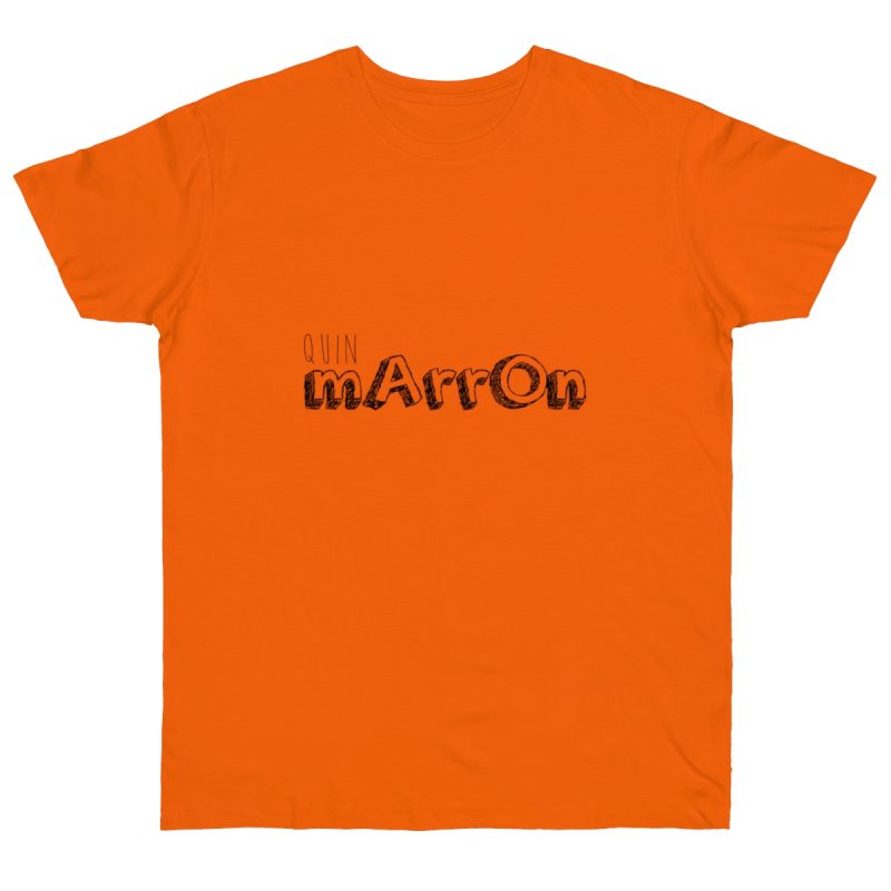 Camiseta punto liso - Naranja - Camiseta «Quin marrón»