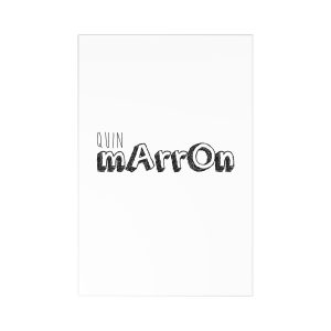 Postales (7 uds.) - Camiseta «Quin marrón»