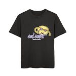 Camiseta oversize lavado acido - Negro - Camiseta Sol solet, vine’m a veure