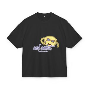 Camiseta box ultra gruesa - Negro - Camiseta Sol solet, vine’m a veure