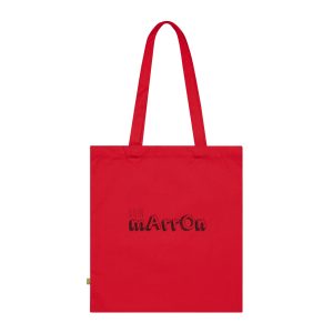Bolsa de algodon organico - Rojo clasico - Camiseta «Quin marrón»