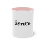 Taza bicolor - Rosa - Camiseta «Quin marrón» Taza bicolor - Rosa - Camiseta «Quin marrón»