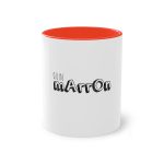 Taza bicolor - Rojo - Camiseta «Quin marrón» Taza bicolor - Rojo - Camiseta «Quin marrón»