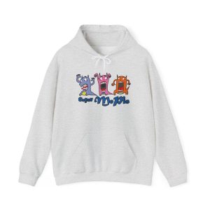 Sudadera con capucha - Gris ceniza - Camiseta «Caçar MoPis» sobre fondo negro