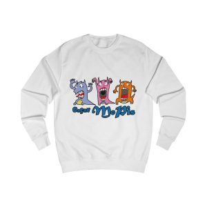 Sudadera clasica - Blanco artico - Camiseta «Caçar MoPis» sobre fondo negro