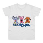Camiseta hombre punto liso - Blanco - Camiseta «Caçar MoPis» sobre fondo negro