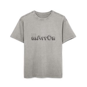 Camiseta oversize lavado acido - Gris asfalto - Camiseta «Quin marrón»
