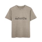 Camiseta oversize lavado acido - Caqui oscuro - Camiseta «Quin marrón»